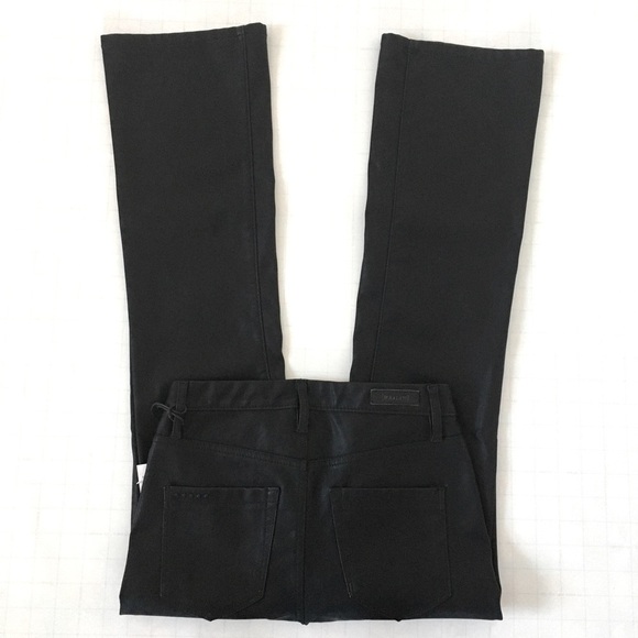 BLANKNYC Black Faux Leather Boot Cut Flare Pant 24 - Picture 10 of 14